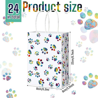 Blulu 20 Pcs Puppy Dog Paw Gift Bags - Image 3