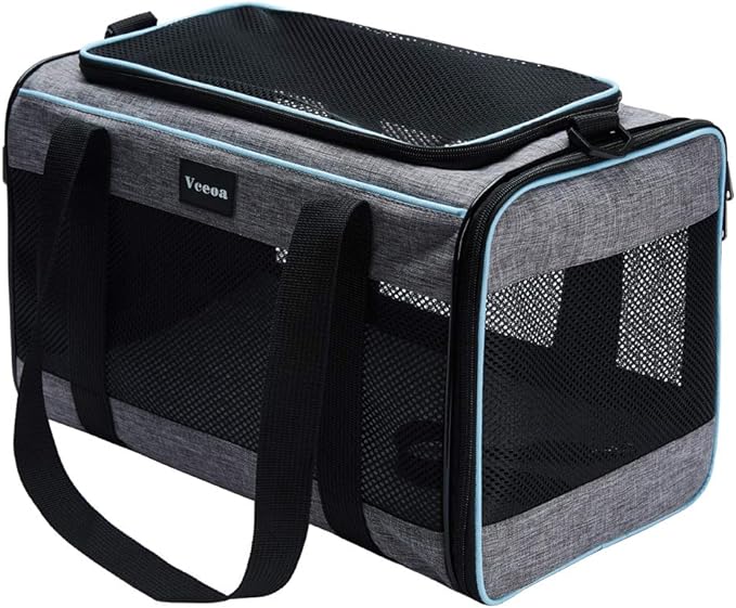 Vceoa 17.5x11x11 Inches Cat, Dog Carrier - Image 3