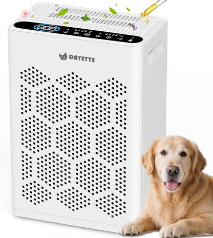 DAYETTE Air Purifiers for Home Large Room Up to 2400 Ft² by Dayette