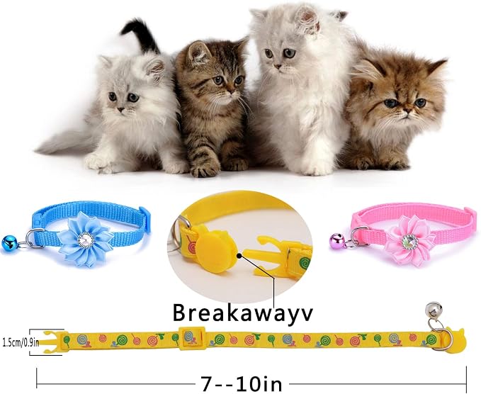 16 PCS Cute Cat Collars Breakaway - Image 6