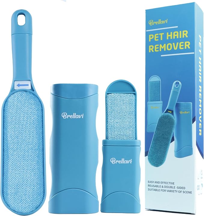 Pet Hair Remover for Clothes: Reusable Dog Cat Fur Lint Removal Brush for - Image 5
