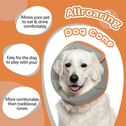 Dog Cone Collar Soft Cone for Medium Dogs After Surgery Adjustable Elizabethan - Image 5