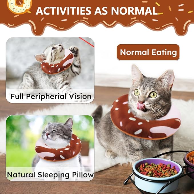 Cat Cone Collar Soft, Cat Recovery Collar - Image 4