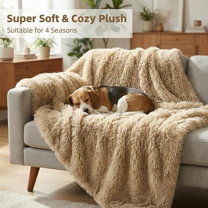 PJYuCien Dog Blankets for Large Dogs Washable - Image 3