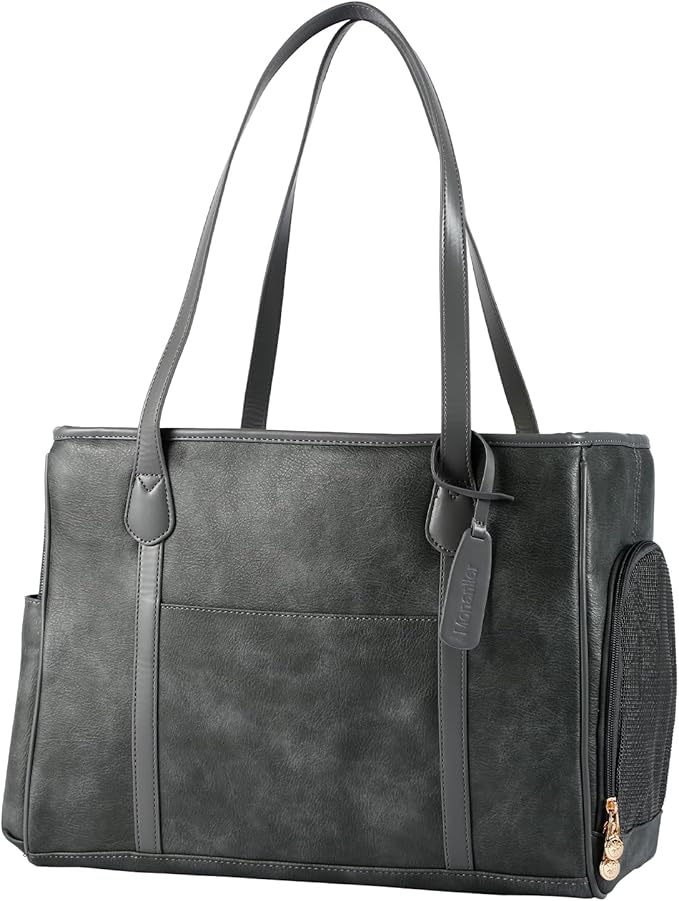 Stylish Dog Purse Carrier, Leather Pet Carrier Bag by Monanller