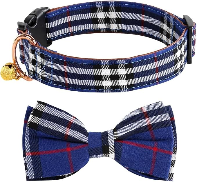 Yizepet Dog Collar with Bow Tie- Adjustable pet Collar - Image 2