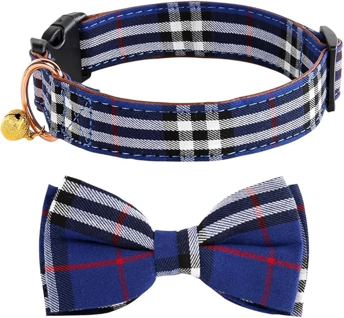 Yizepet Dog Collar with Bow Tie- Adjustable pet Collar - Image 2