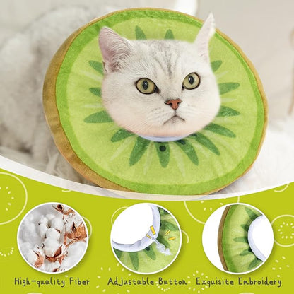 ANWA Adjustable Cat Cone Collar Soft, Cute Cat Donut Collar After Surgery - Image 4