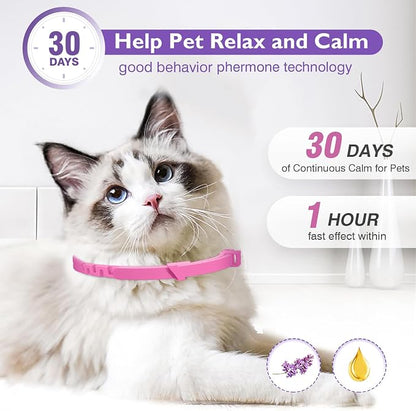 3 Pack Calming Collar for Cats and Kittens Pheromone Collar Efficient Relieve - Image 4
