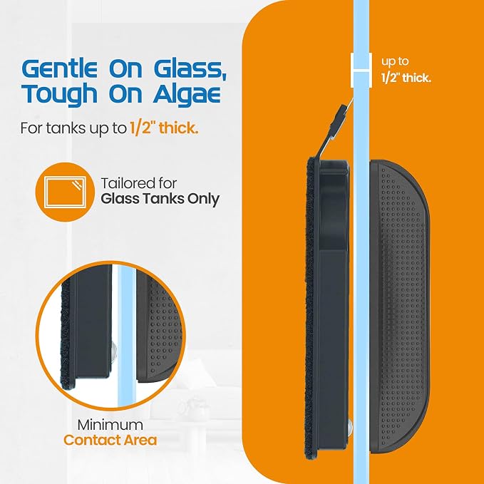 FLIPPER Float Standard Magnetic Aquarium Cleaner – 2-in-1 Flip Scrubber and - Image 2