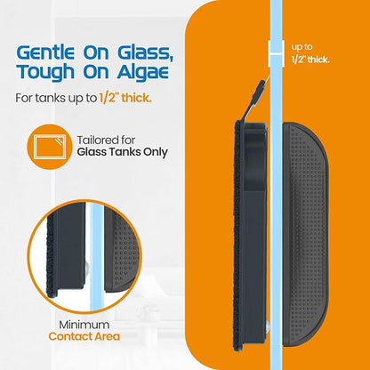FLIPPER Float Standard Magnetic Aquarium Cleaner – 2-in-1 Flip Scrubber and - Image 2