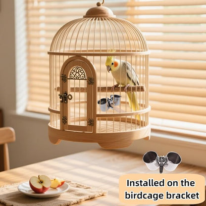 2 PCS Stainless Steel Bird Bowls - Image 4