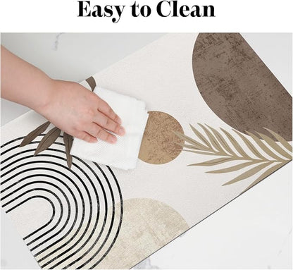 Dog Food Mats for Floors, Absorbent Dog Bowl Mat for Food and Water Dispenser - Image 7