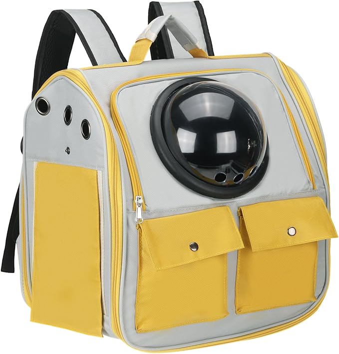 Pet Backpack Carrier, Portable and Ventilated, Oxford Cloth, Dogs Cats and by Unknown