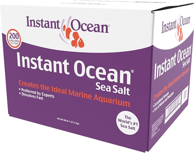 Instant Ocean Sea Salt for Marine Fish Tank Aquariums, Nitrate & Phosphate-Free - Image 2