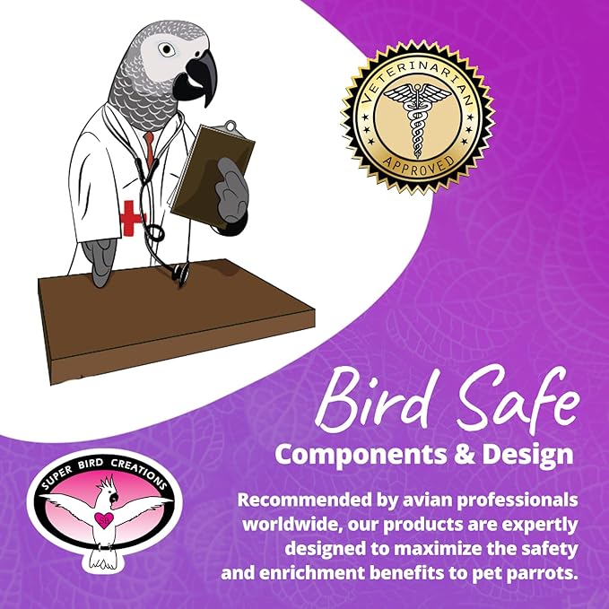 Super Bird Creations Mini Starburst Bird Toy - Image 4