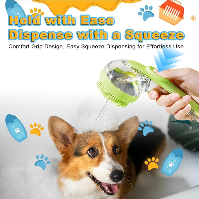 3Pcs Dog Bath Brush, Dog Scrubber - Image 3
