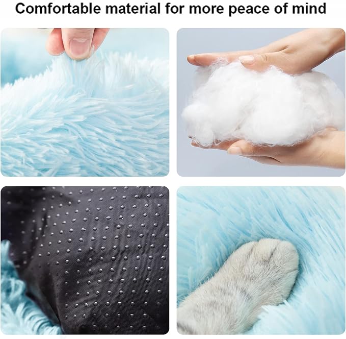 Cat Beds for Indoor Cats, 24 Inch Dog Bed for Small Melium Large Dogs, - Image 2