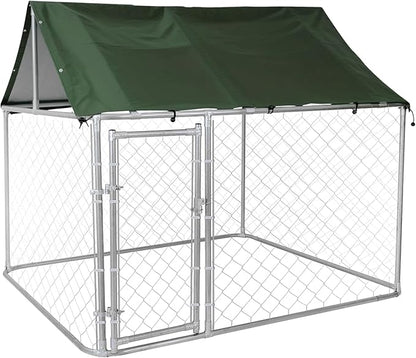 80"x80"x72" Outdoor Dog Kennel for Large Dogs by Unknown