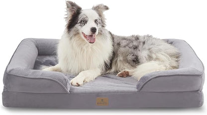 Bedfolks Orthopedic Dog Bed, Big Waterproof Dog Sofa Bed by Bedfolks