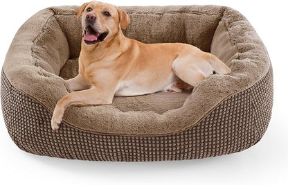 INVENHO Large Dog Beds Large Sized, Washable Orthopedic Warming Soft Sleeping by INVENHO