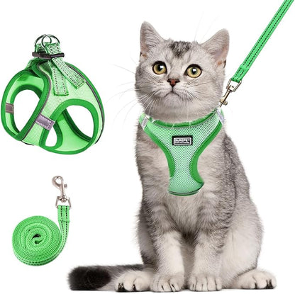 Cat Harness and Leash Set, Soft and Breathable Vest by Unknown