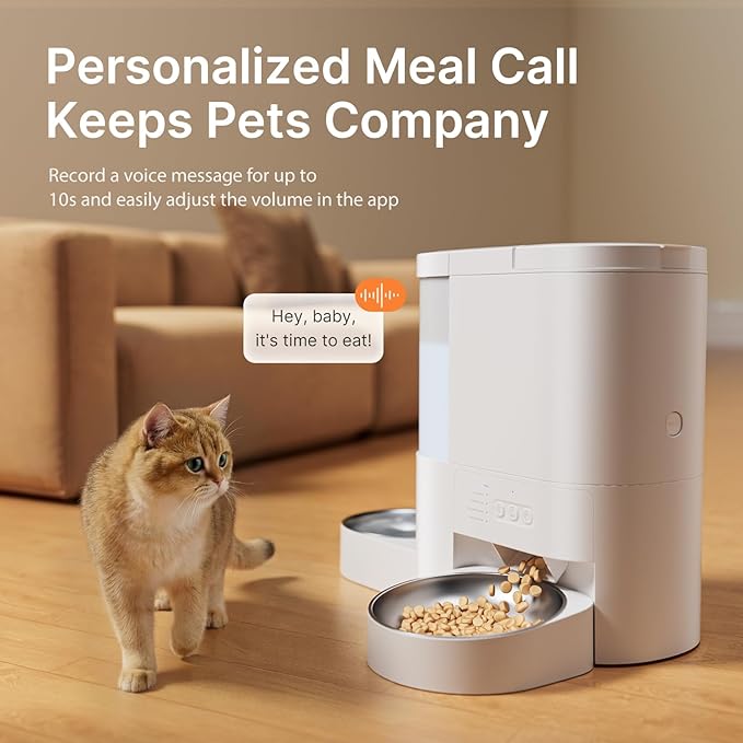 Automatic Cat Feeder and Water, 5G WiFi App Control Cat Food Dispenser - Image 4