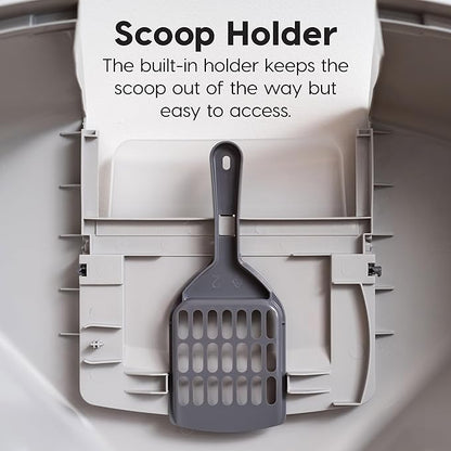 IRIS USA Corner Cat Litter Box Enclosed - Image 5