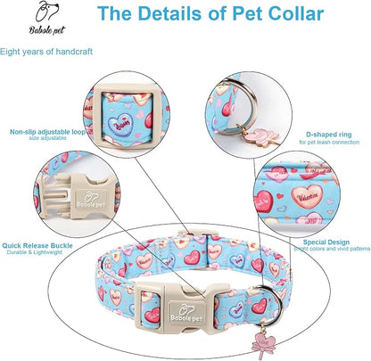 Valentines Dog Collar for Small Dogs - Image 3
