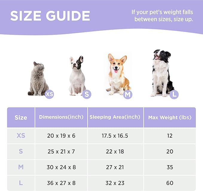 LE SURE Cute Dog Bed for Medium Dogs - Image 6