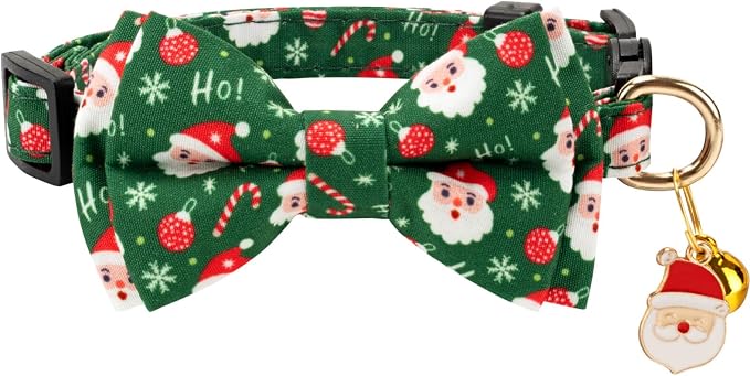 2 Pack Christmas Cotton Cat Collar - Image 3