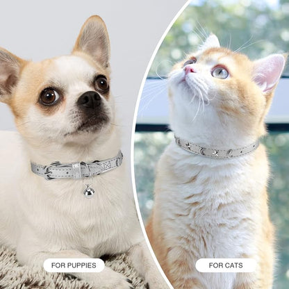 Leather Cat Collars for Boy Girl Cats - Image 7