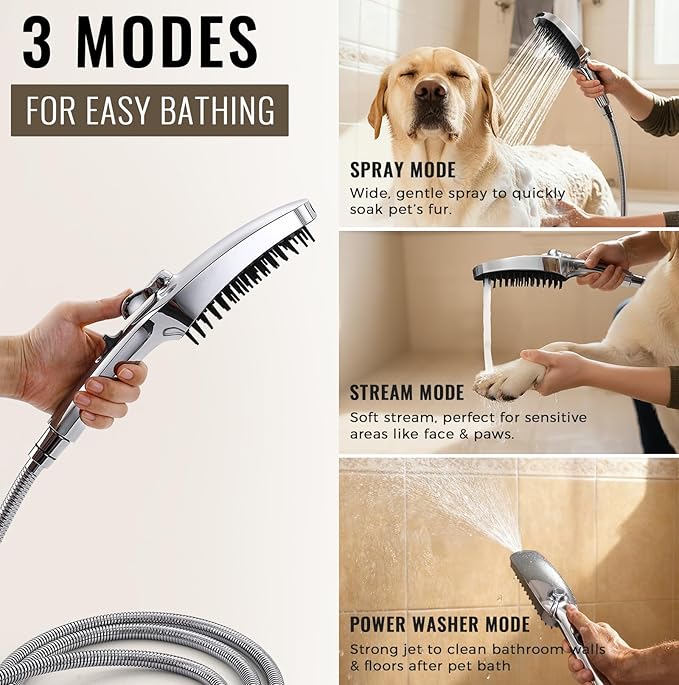G-Promise 3 Mode Dog Shower Attachment - Image 3