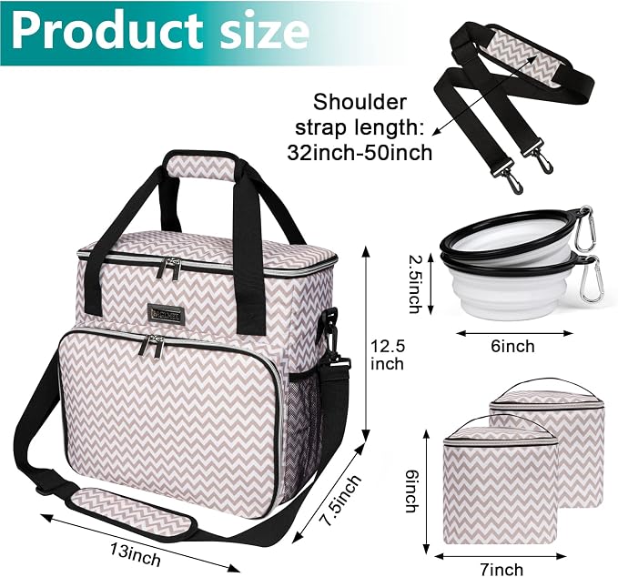 BAGLHER Dog Travel Bag, Pet Travel Bag, - Image 3