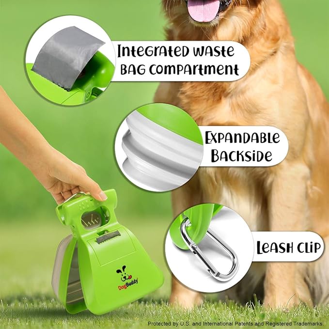 DogBuddy Pooper Scooper, Portable Dog Pooper Scooper, Poop Scooper - Image 4
