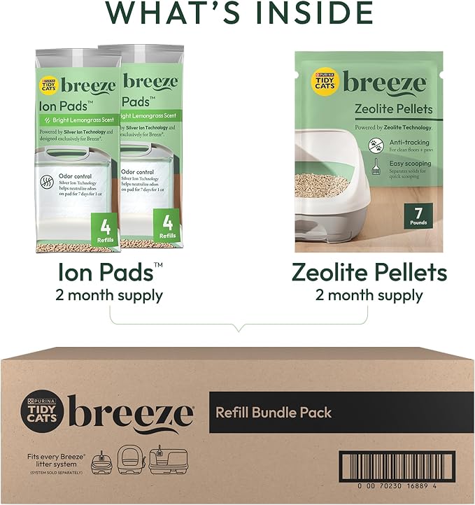 Purina Tidy Cats Breeze Litter System Cat Refill Bundle - Image 9