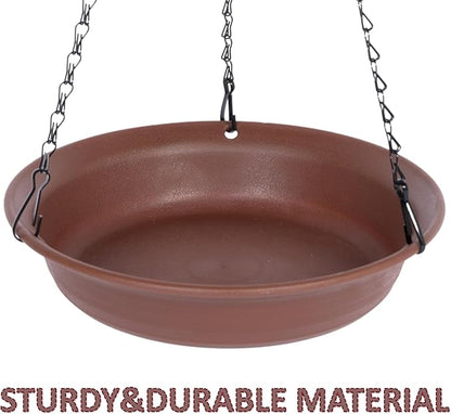 Hanging Bird Bath for Outside, VUWEZ Hanging Birdbath & Bird Feeder for Outdoors - Image 5