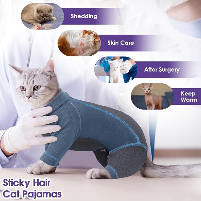 SUNFURA Hair Sticky Cat Clothes, Cat Sweater - Image 5
