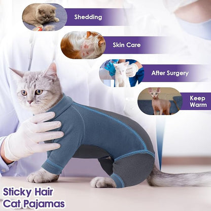 SUNFURA Hair Sticky Cat Clothes, Cat Sweater - Image 5