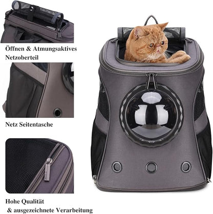 LOLLIMEOW Large Pet Carrier Backpack, Bubble Backpack Carrier - Image 4