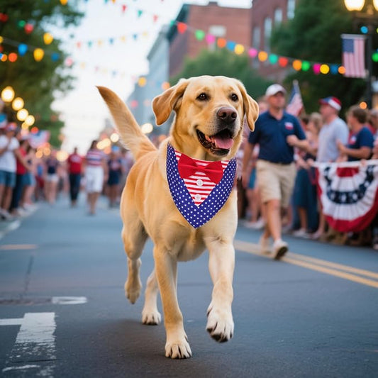 ADOGGYGO American Flag Dog Tuxedo Bandana - Image 2