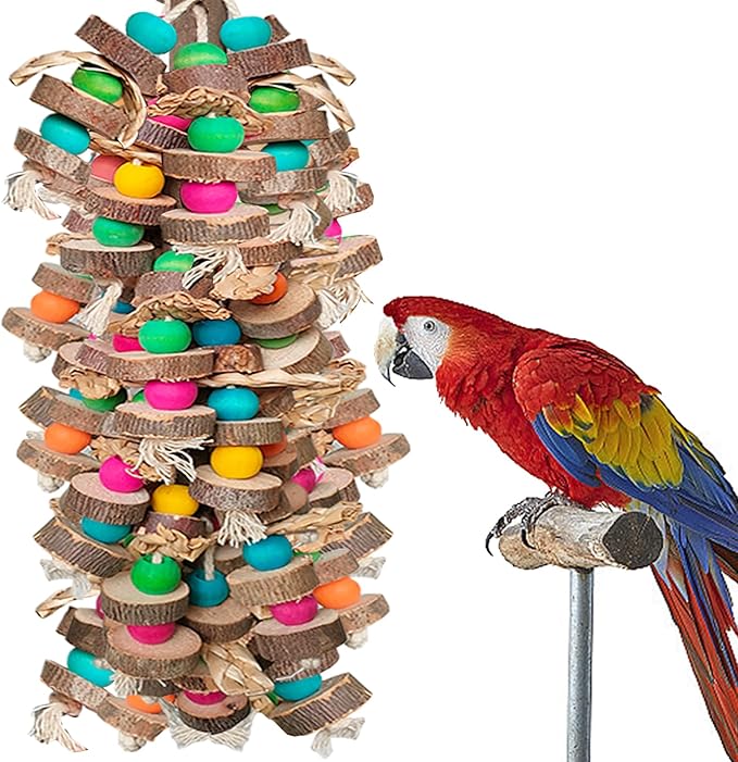 Large Bird Toys for Macaws by WQYGroseryshop