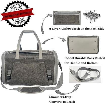 Mr. Peanut's Gold Series Big Apple XL Expandable Pet Carrier V3.0 - Image 3