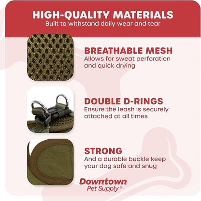 Downtown Pet Supply Step-in Dog Harness – No Pull, Adjustable Padded Mesh - Image 4