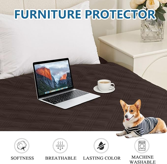 hyha Waterproof Dog Blanket, Reversible Pet Bed Blanket, Soft Sofa Couch Cover - Image 7