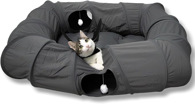 XxingSheep 4 Ways Shuttled XL Cat Tunnel Bed by XxingSheep