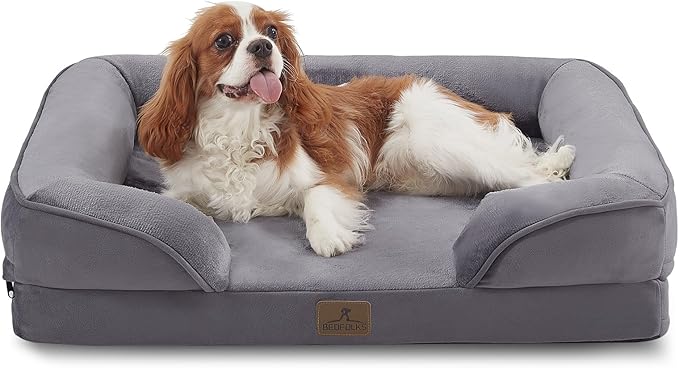 Bedfolks Orthopedic Dog Bed, Waterproof Dog Sofa Bed by Bedfolks