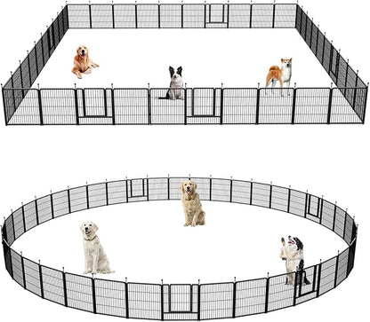 Dog Playpen, Portable Outdoor Dog Fence, Dog Playpen by XDPET