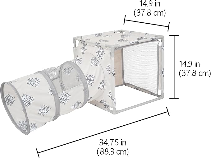 Kitty City Cozy Cat Play Furniture, Hideaway Cat Tunnel - Image 3