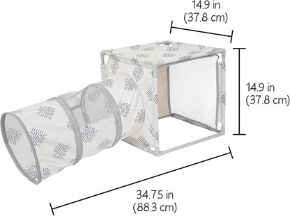 Kitty City Cozy Cat Play Furniture, Hideaway Cat Tunnel - Image 3